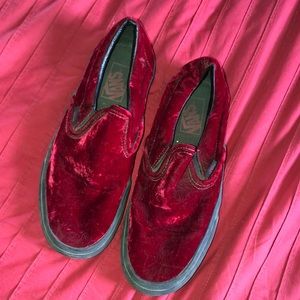 Red Velvet Vans